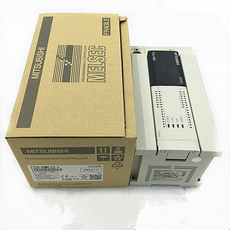 New Mitsubishi FX3U-48MR/ES-A PLC Programmable Controller  One FX3U48MRESA