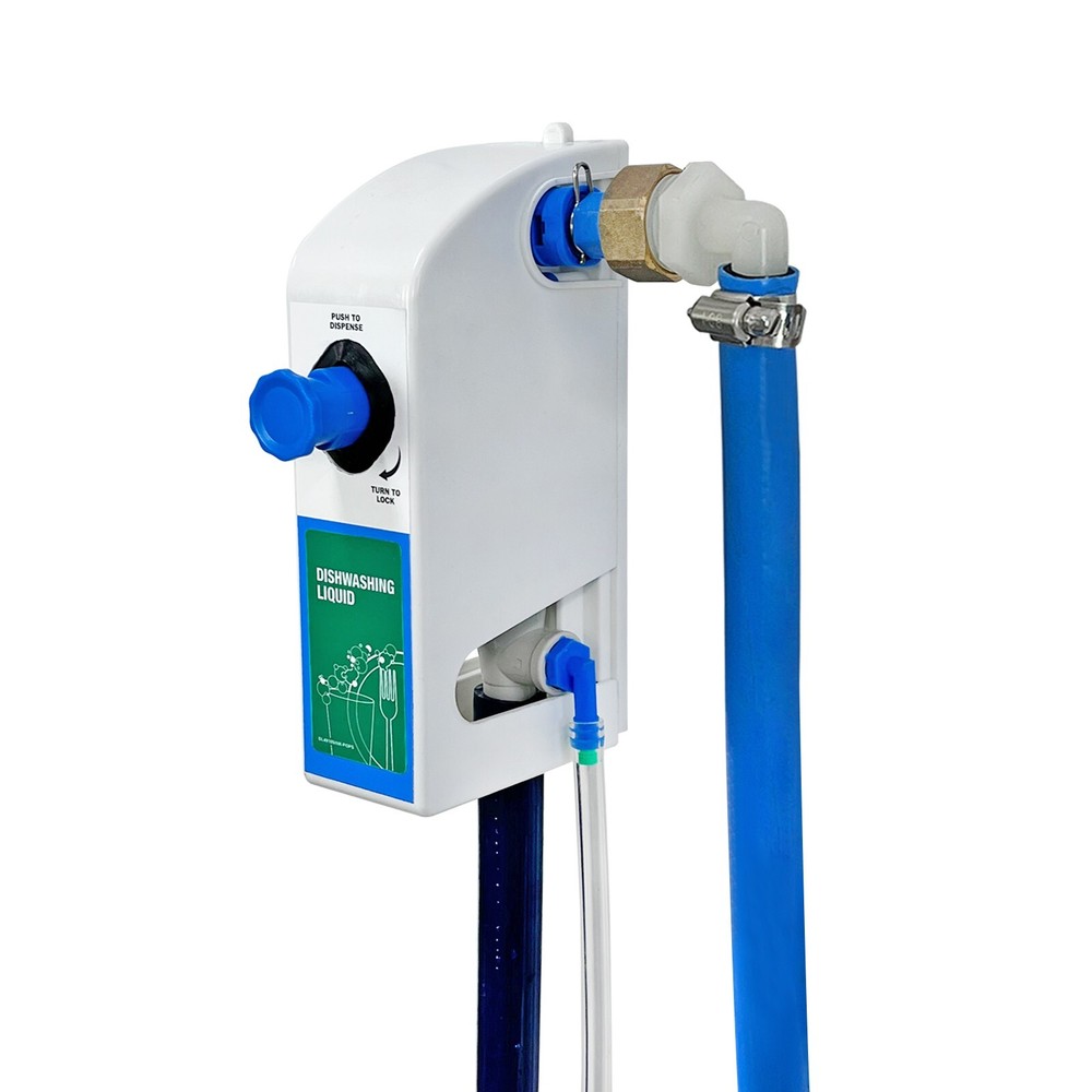 Kitchen Sink Single Proportioner, Dish detergent Sanitizer, Push Button 8362