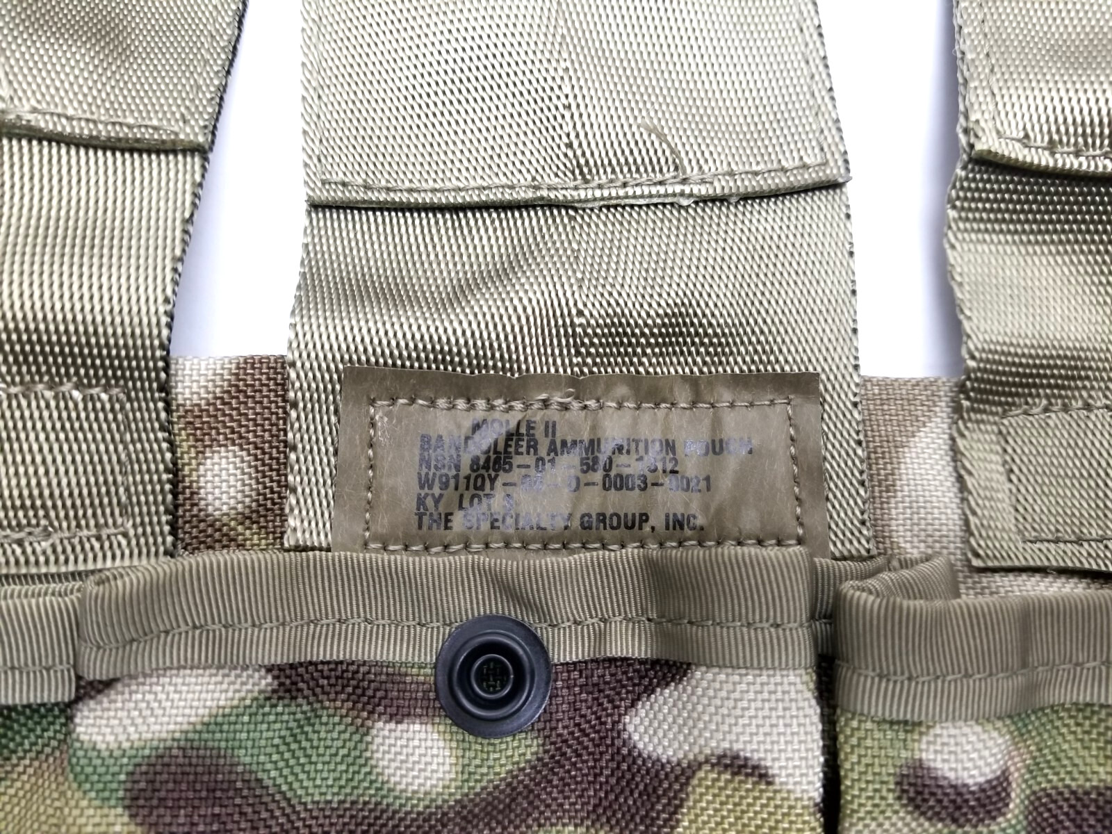 US Army OCP Multicam 6 Magazine BANDOLEER POUCH Mag USGI Surplus Military MINT