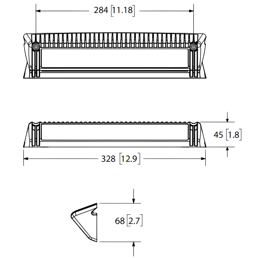 WORK LIGHT ECCO EW 2601 - ANGLE 12V-24V