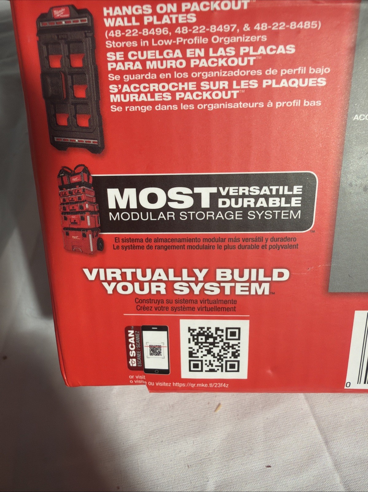 NEW Milwaukee 48-22-8070 PACKOUT Magnetic Wall Mounted Bin