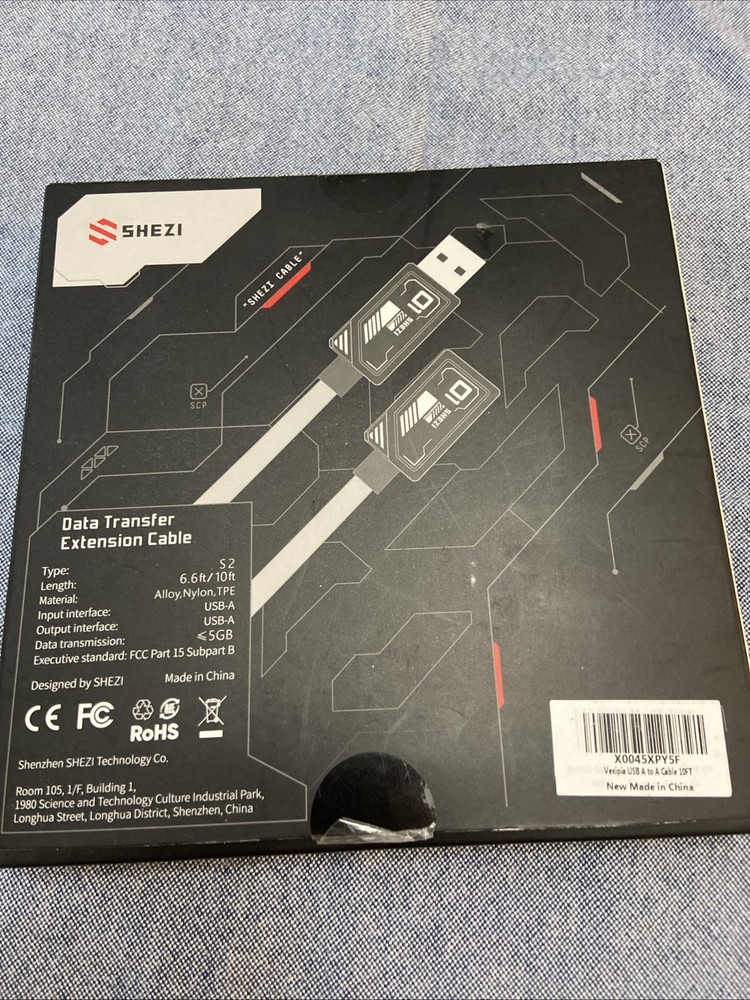 SHEZI Data transfer Extensión Cable