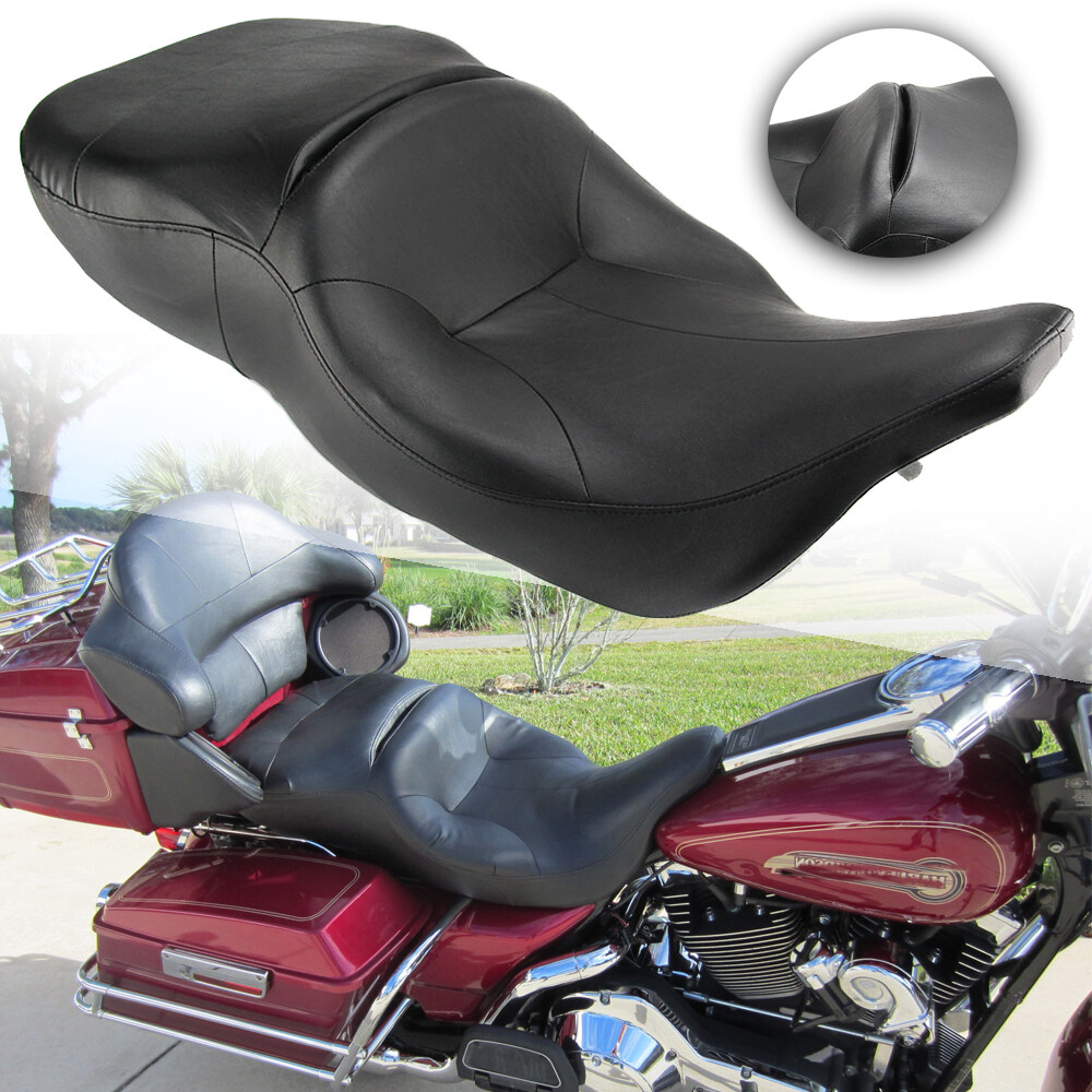 For 97-07 Harley Electra Glide Standard Classic Seat Rider Driver Passenger 2 Up