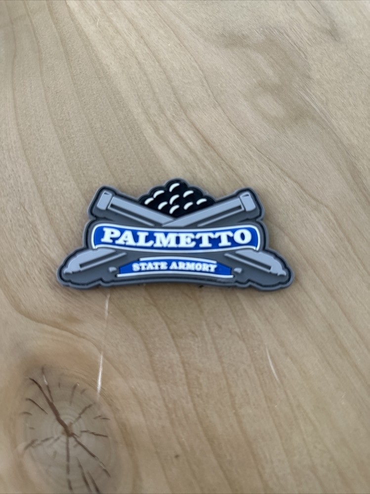 Palmetto State Armory PVC Morale Rubber Patch Hook Loop Back Shot Show