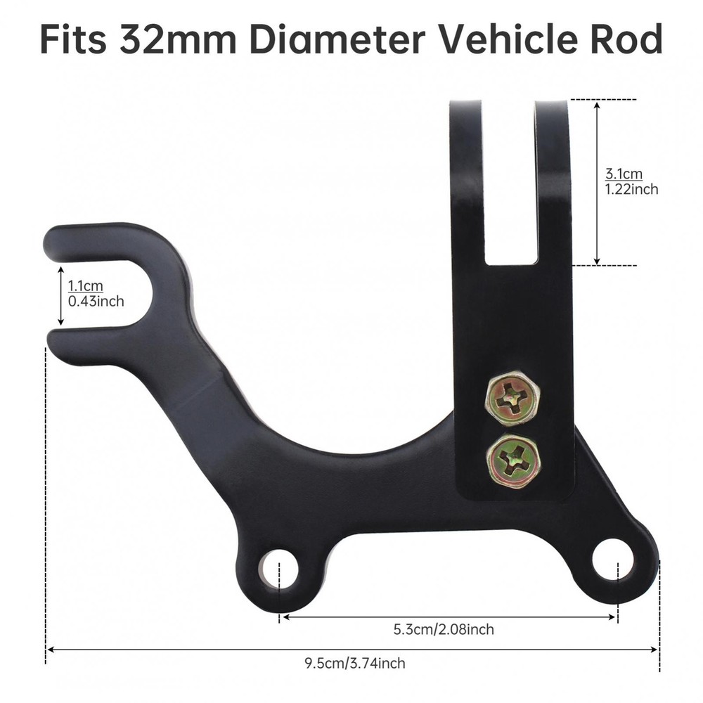2pcs Bike Disc Brake Bracket Adapter Mountain Bicycle Frame Conversion Holder