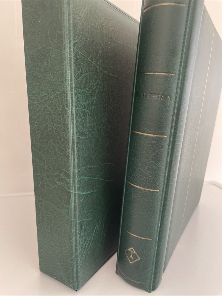 Leuchtturm ‘Perfect’ Lighthouse Large Stamp Collection Binder & Slipcase Green