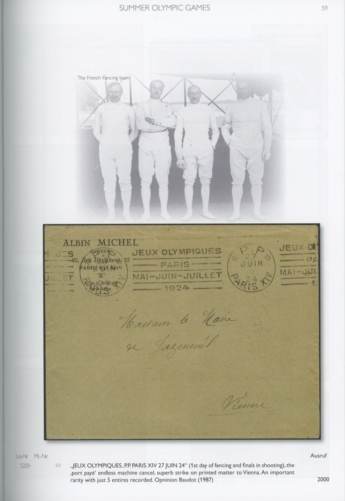 Summer Olympic Games Specialized Auction Catalog Kohler 2023