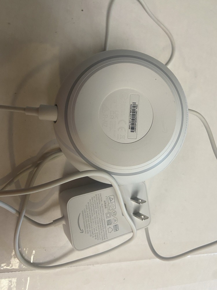 Amazon Echo Dot Smart Speaker Alexa WiFi Voice Control White Sphere