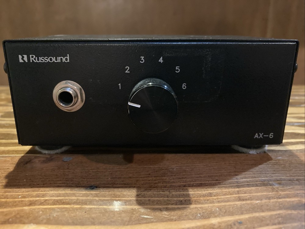 RUSSOUND SPEAKER CONTROL MODULE AX-6 compact line-level 6 input selector