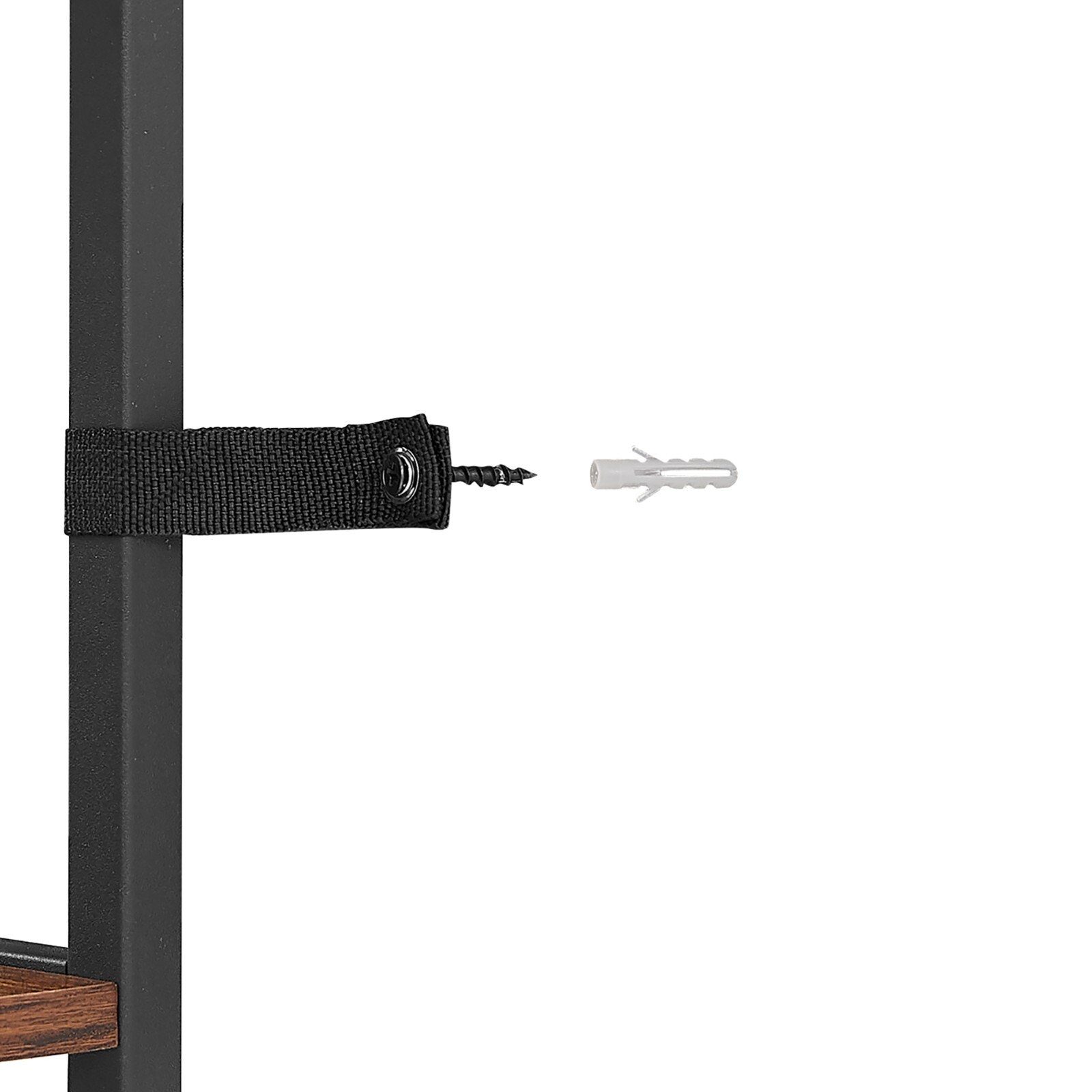 5-Tier Corner Shelf Tall Bookcase Storage Cabinet with Wine Rack Display Rack