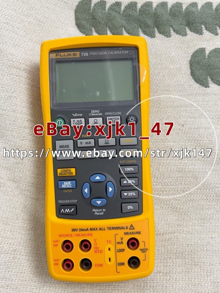 FLUKE 726 multifunctional process calibrator, functioning normally