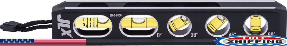 Johnson Level & Tool 5700-0800 8" Magnetic Billet Torpedo Level