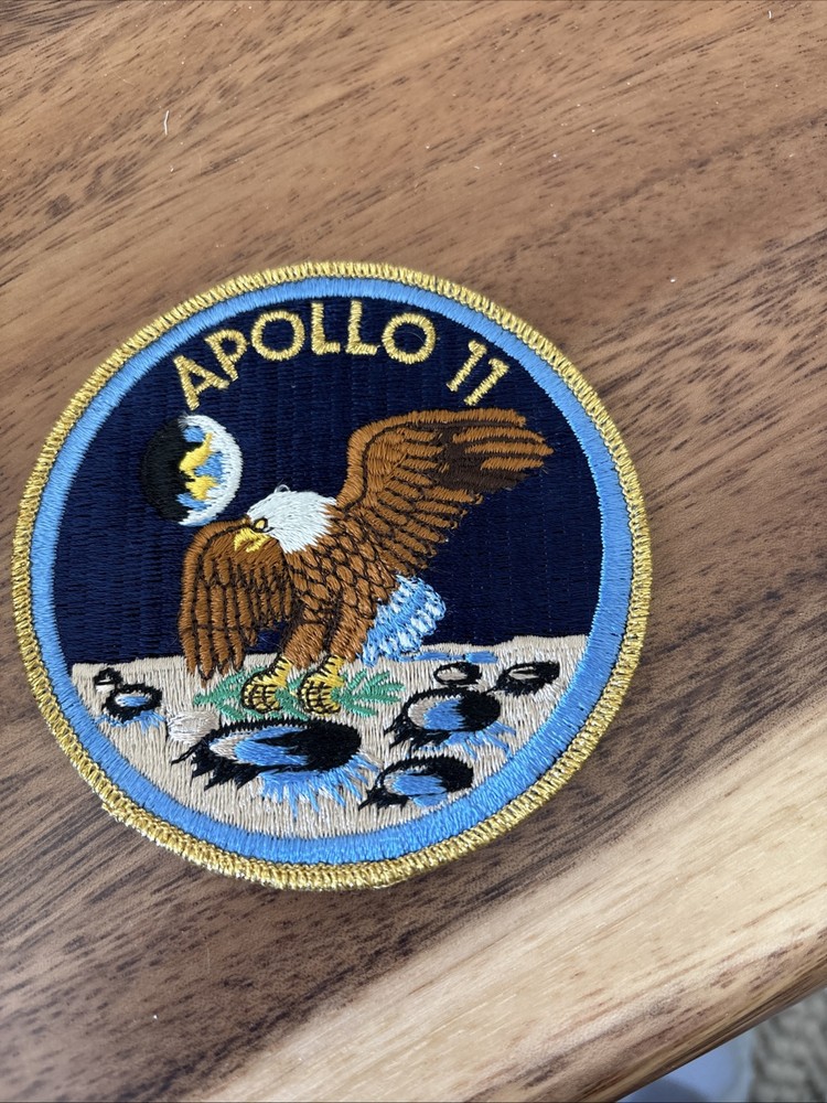 NASA- Apollo 11(Eagle)- Cloth Embroidered Commemorative Patch- 3"
