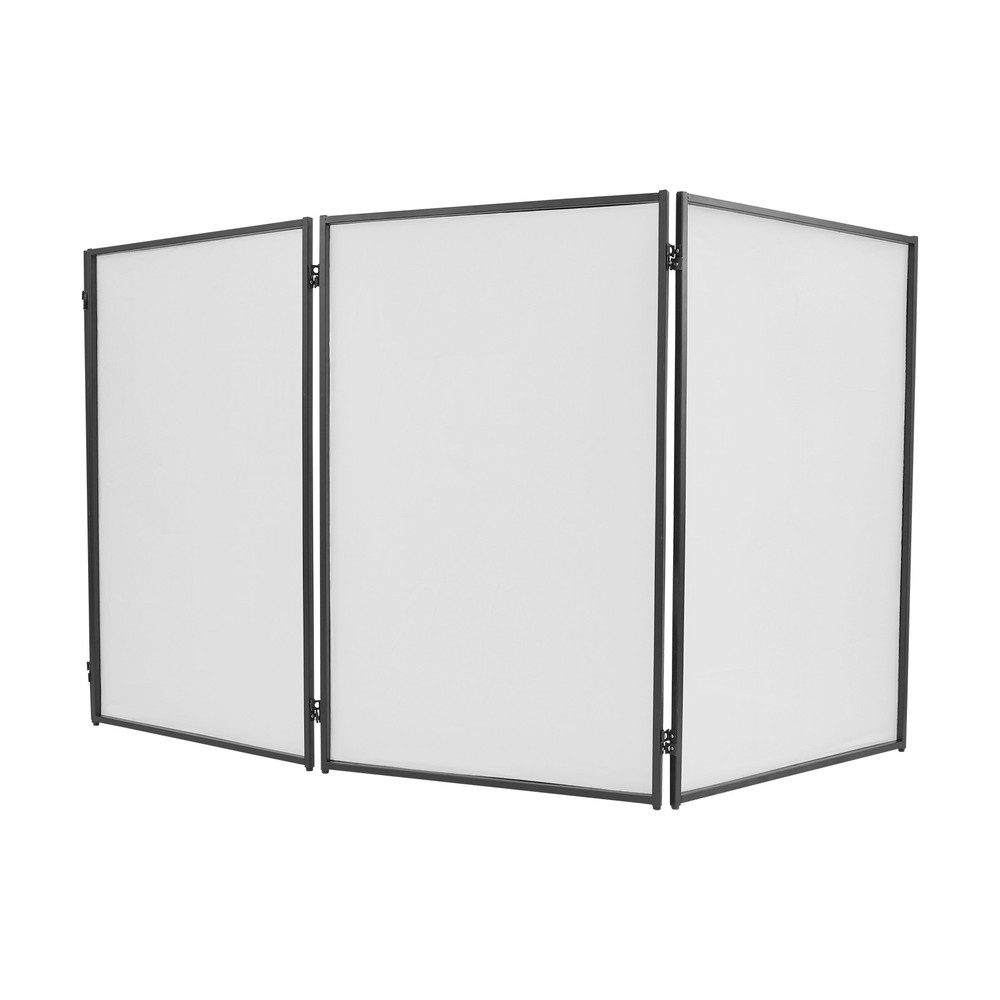 DJ Foldable Facade Portable Event Booth Panels Metal Frame Black