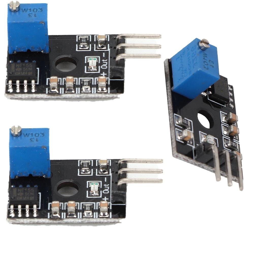 3X NE555 Timer Module Pulse Output Adjustable Frequency Board Wave Generator NEW