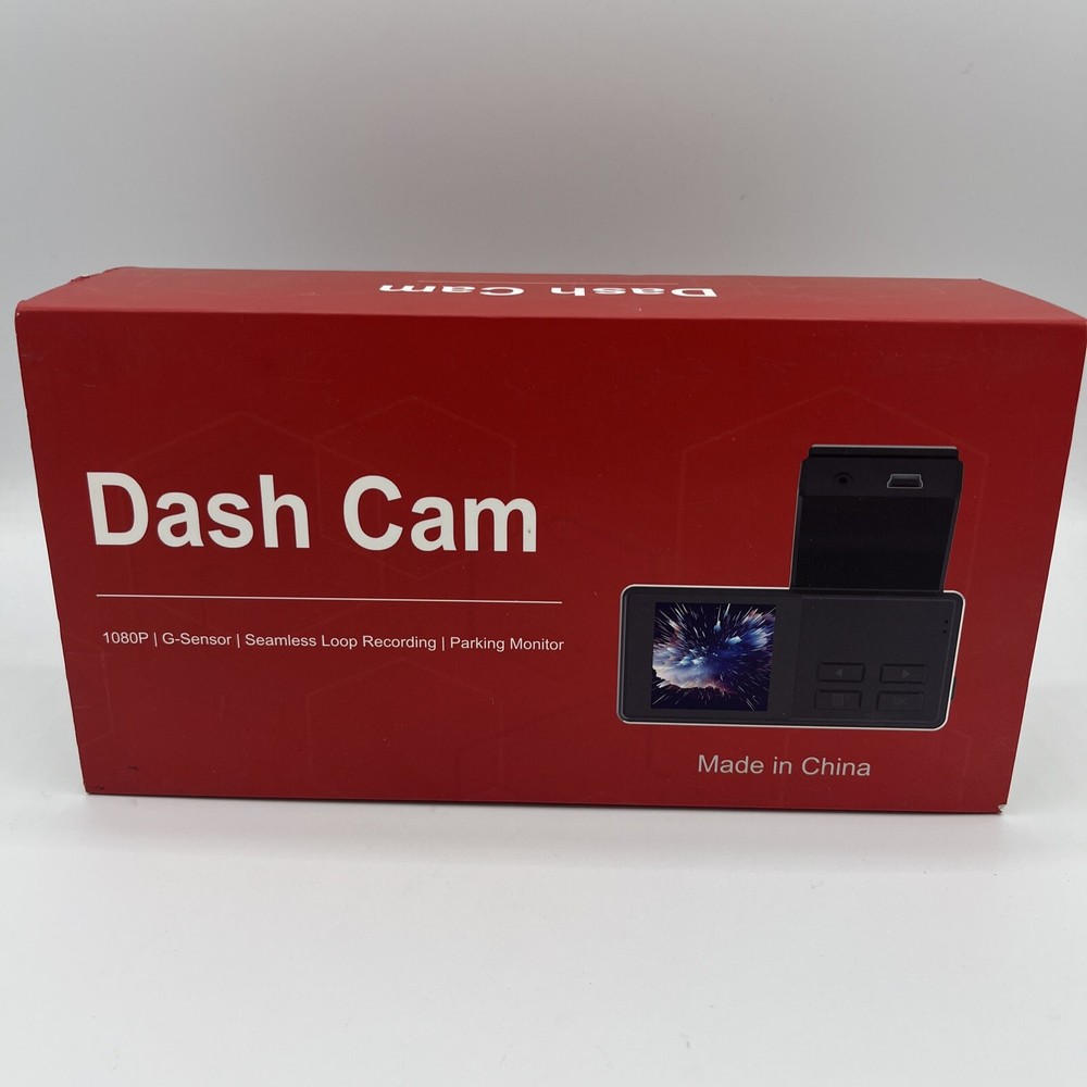 Dash Cam Front Camera for Cars with 1.5″ Screen, 1080P, Seemless Loop Recording