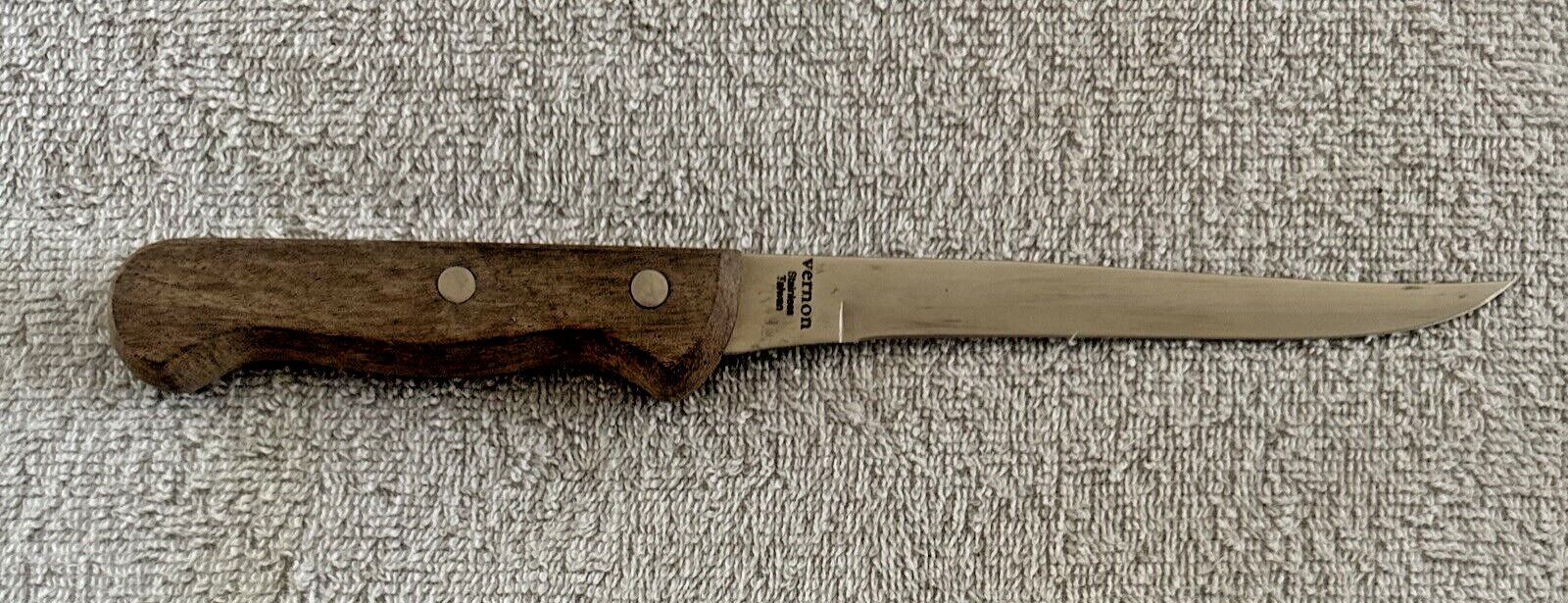 Vernon 5.75” Stainless Boning Knife Wood Handle Made in Taiwan
