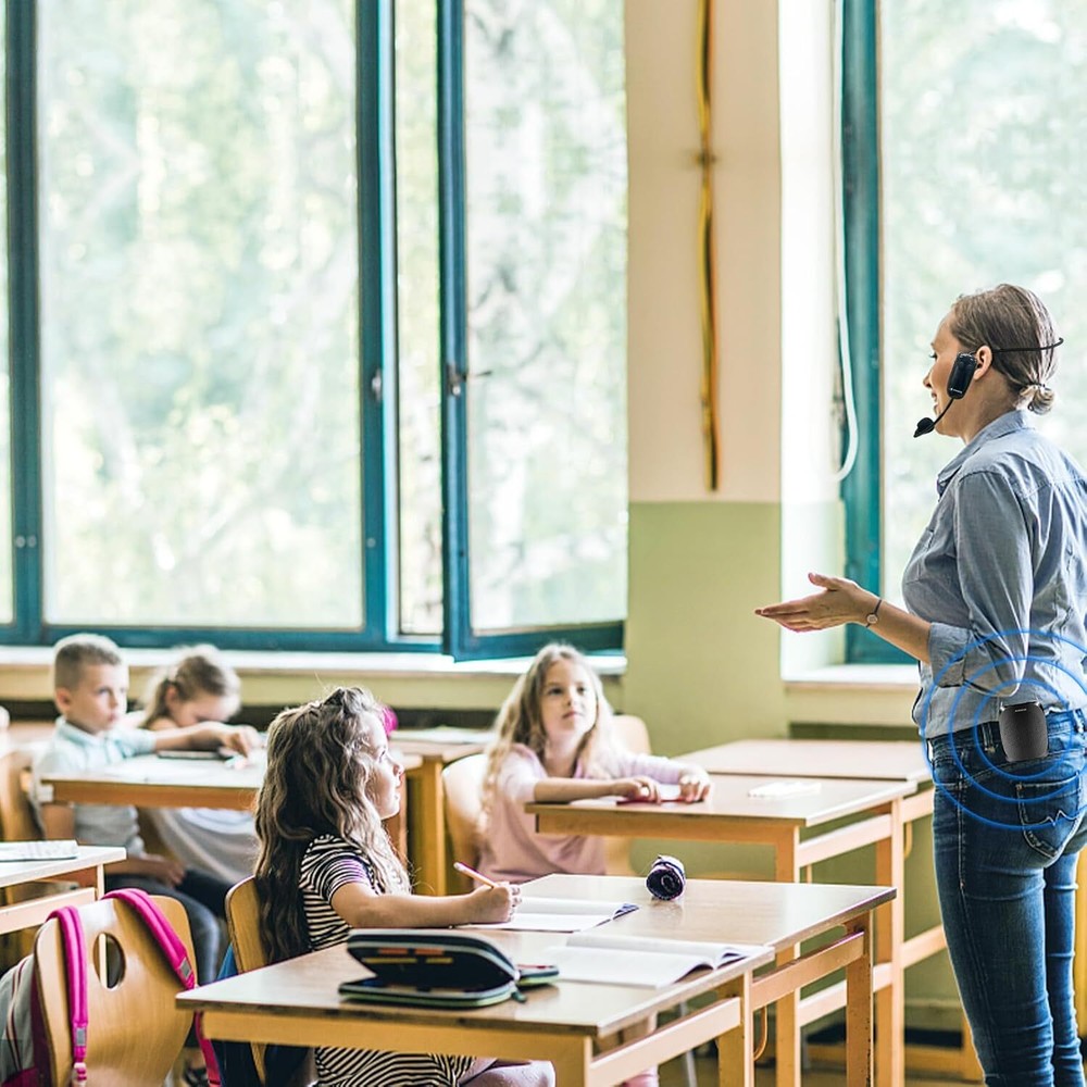 Amplifier, Wireless Amplifier Microphone Headset, Portable Speaker Amplifier