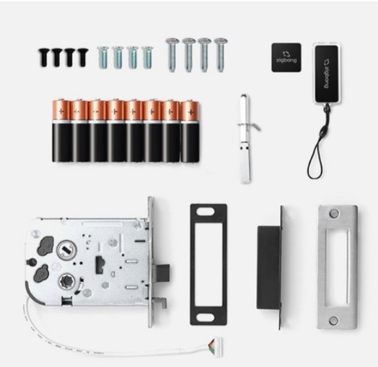 Filtertech Zigbang Fingerprint door lock with push-pull handle SHP-P71