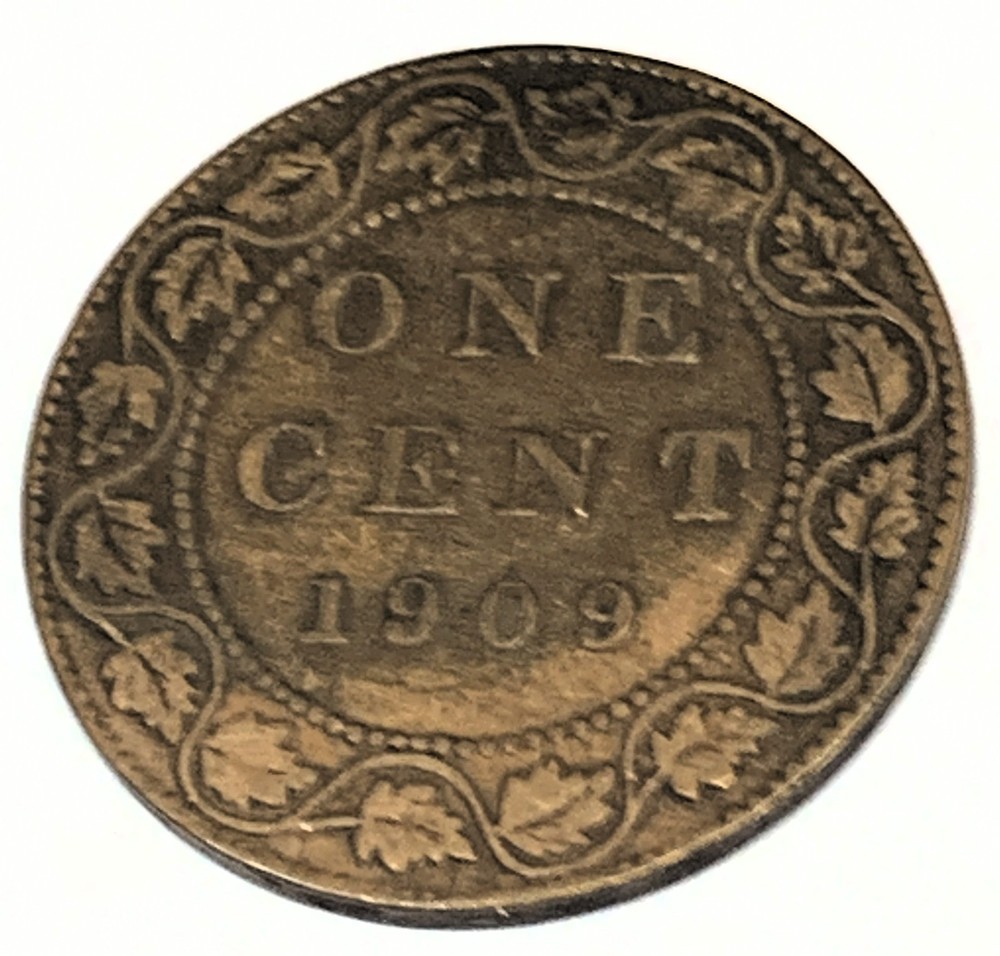 # C6558     CANADA   COIN,     LARGE CENT   1909