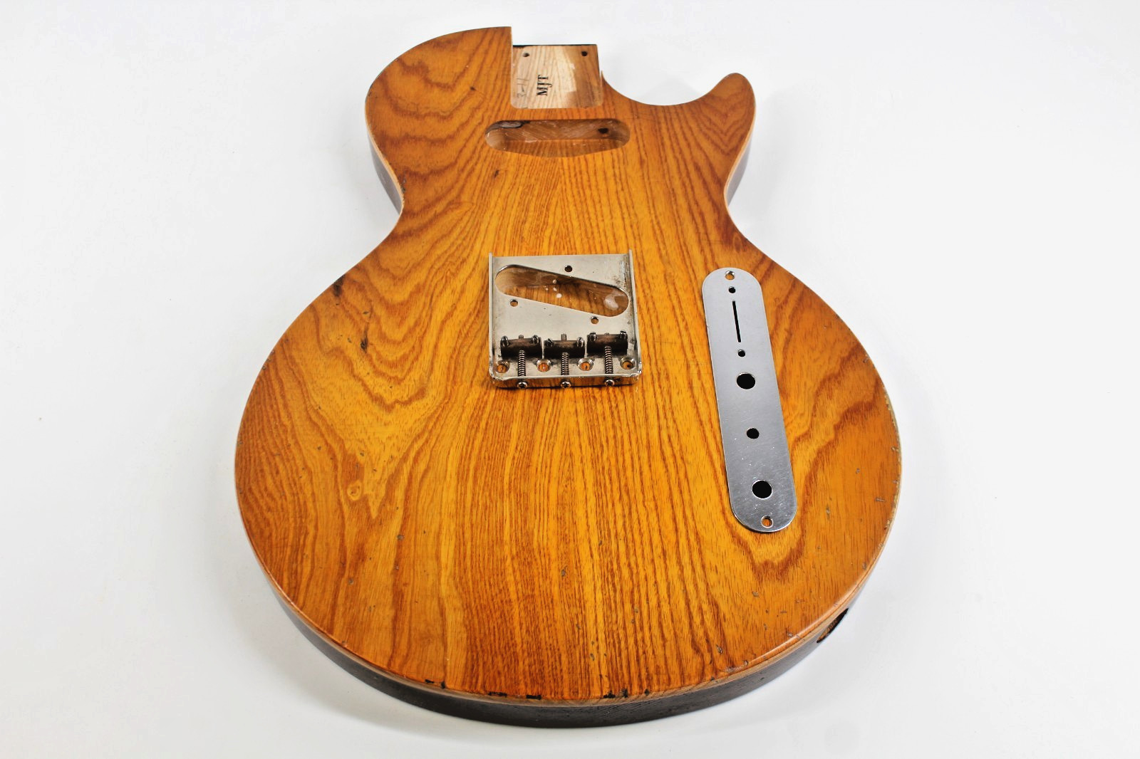 MJT OfficialCustom Vintage Aged Nitro Guitar Body Mark Jenny Swamp Ash Burst VTP