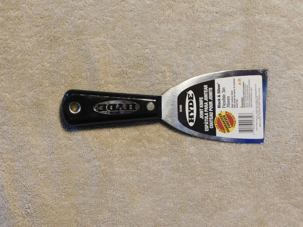 HYDE 02400 2400 Stiff Chisel Scraper, 3"