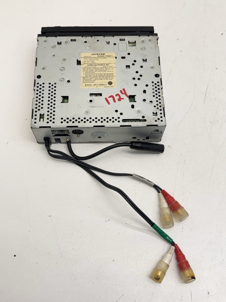 Alpine CDM-7861 Head Unit Stereo Deck Radio