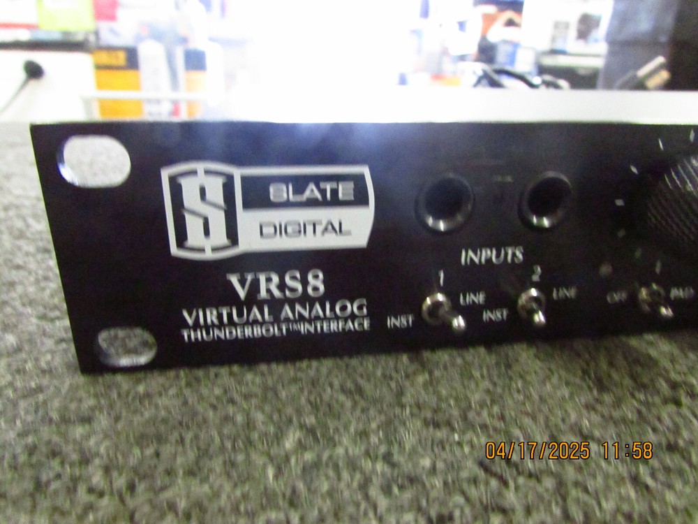 Slate digital vrs8 thunderblot audio interface-black