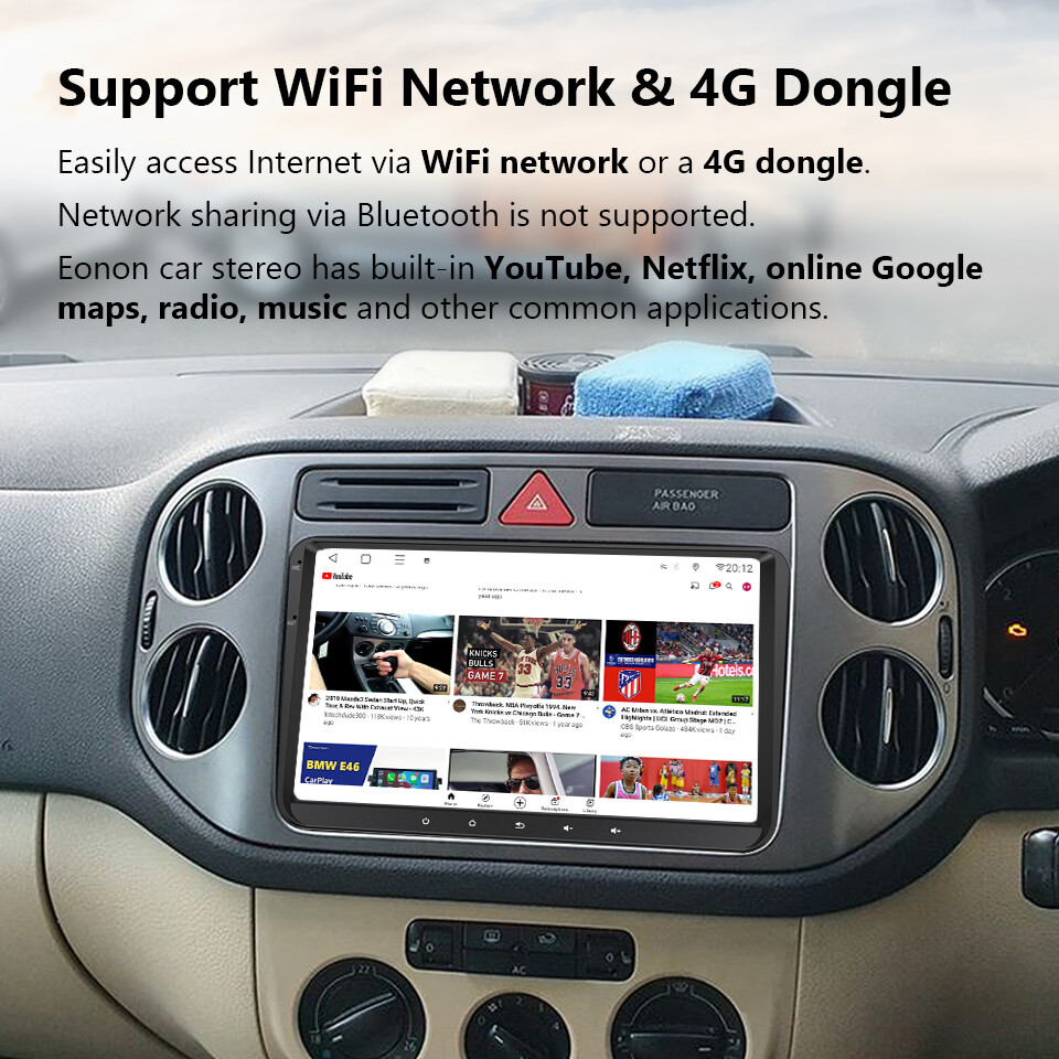 Octa Core 9" Android Car Stereo Radio CarPlay GPS DSP For VW Jetta Passat Golf 6