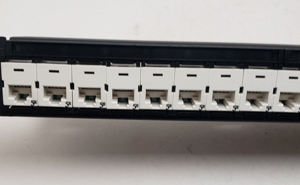 Ortronics Black Patch Panel 24 Ports High Density OR-808045666