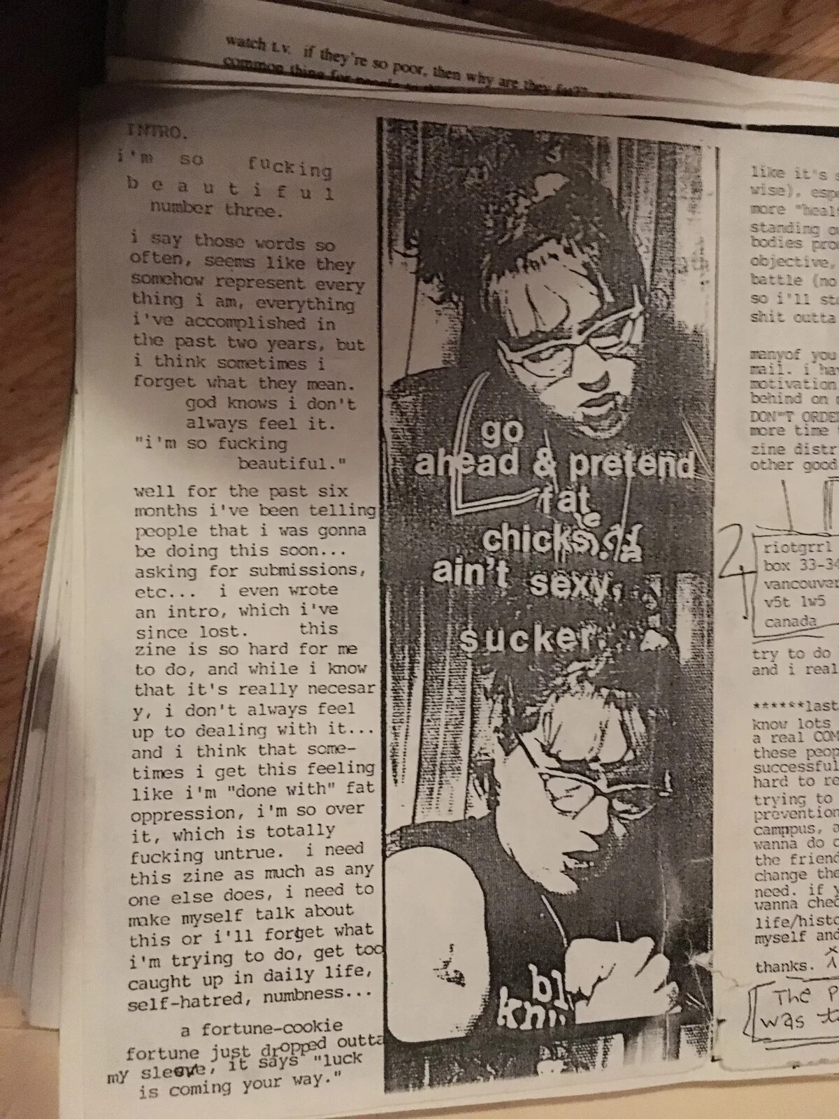 RiotGrrrlPress zine pack #1 RIOT GRRRL ZINES FROM THE 1990S