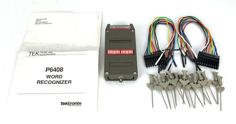 Tektronix Word Recognizer Probe With Accessories P6408