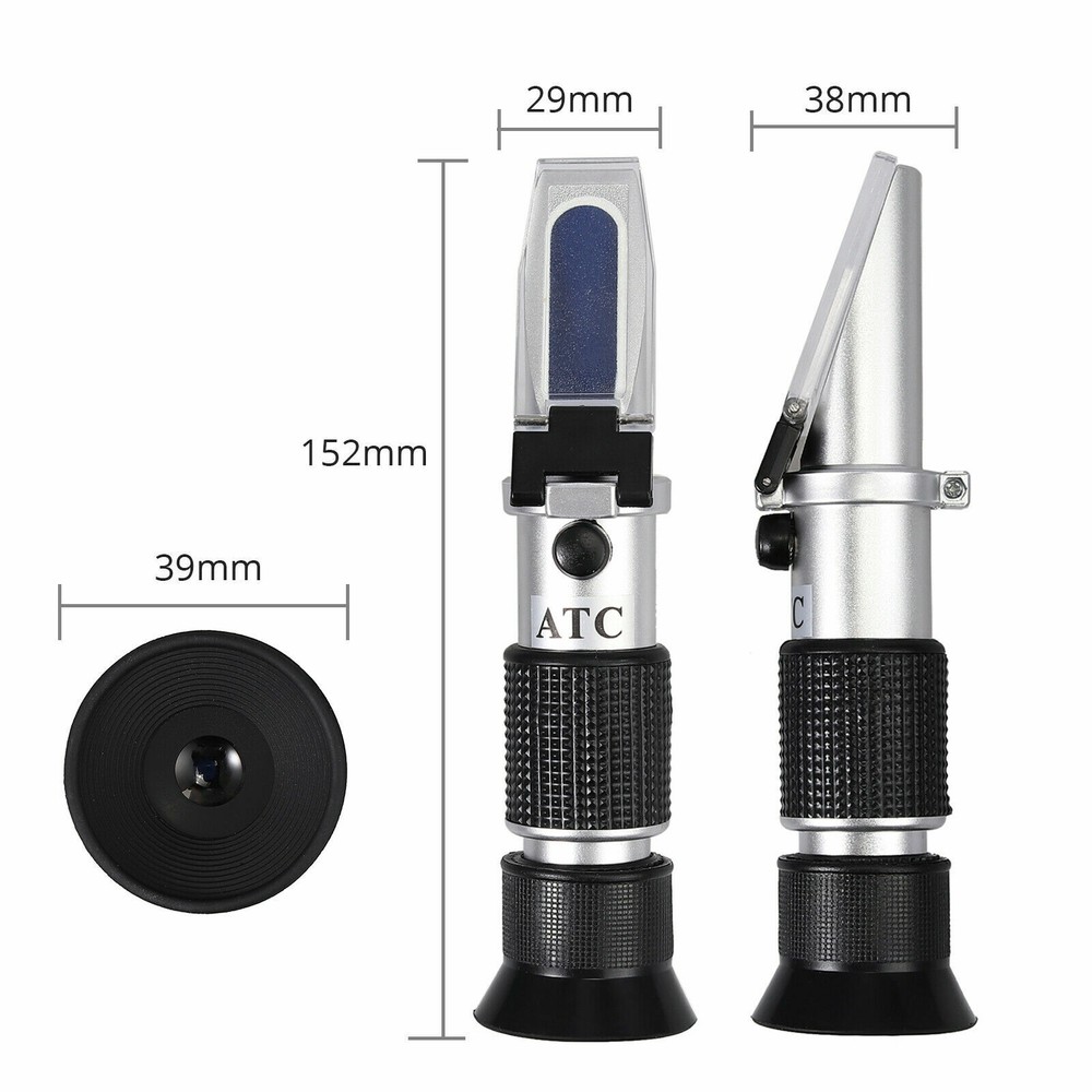 New High Measuring Range Brix tester 58%-90% Beekeeping Honey Refractometer US