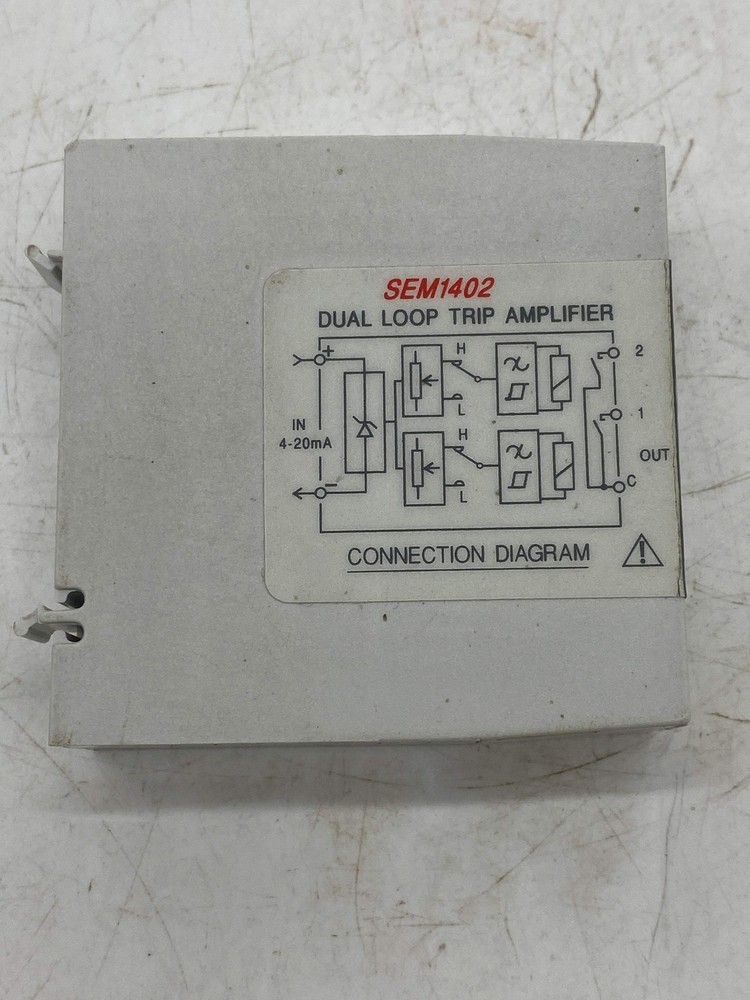 Status Instruments SEMI1402 Dual Loop Trip Amplifier (Used)