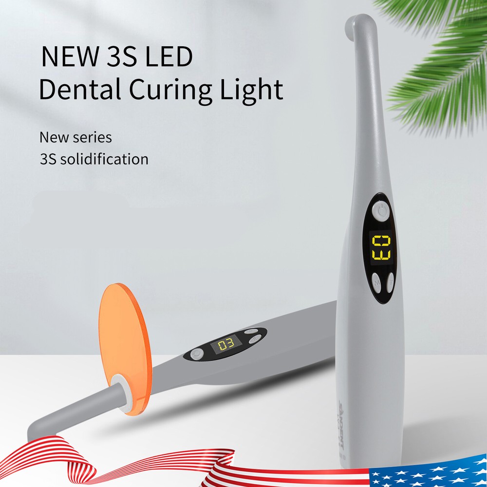 Dental Wireless Cordless iLed 3 Second LED Curing Light 3S Cure Lamp US plug