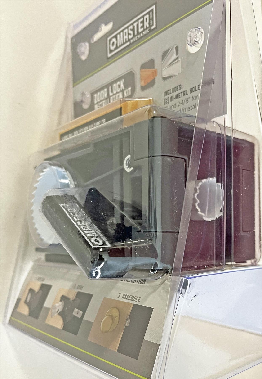 Master Mechanic DOOR LOCK INSTALLATION KIT Bi-Metal Hole Saws