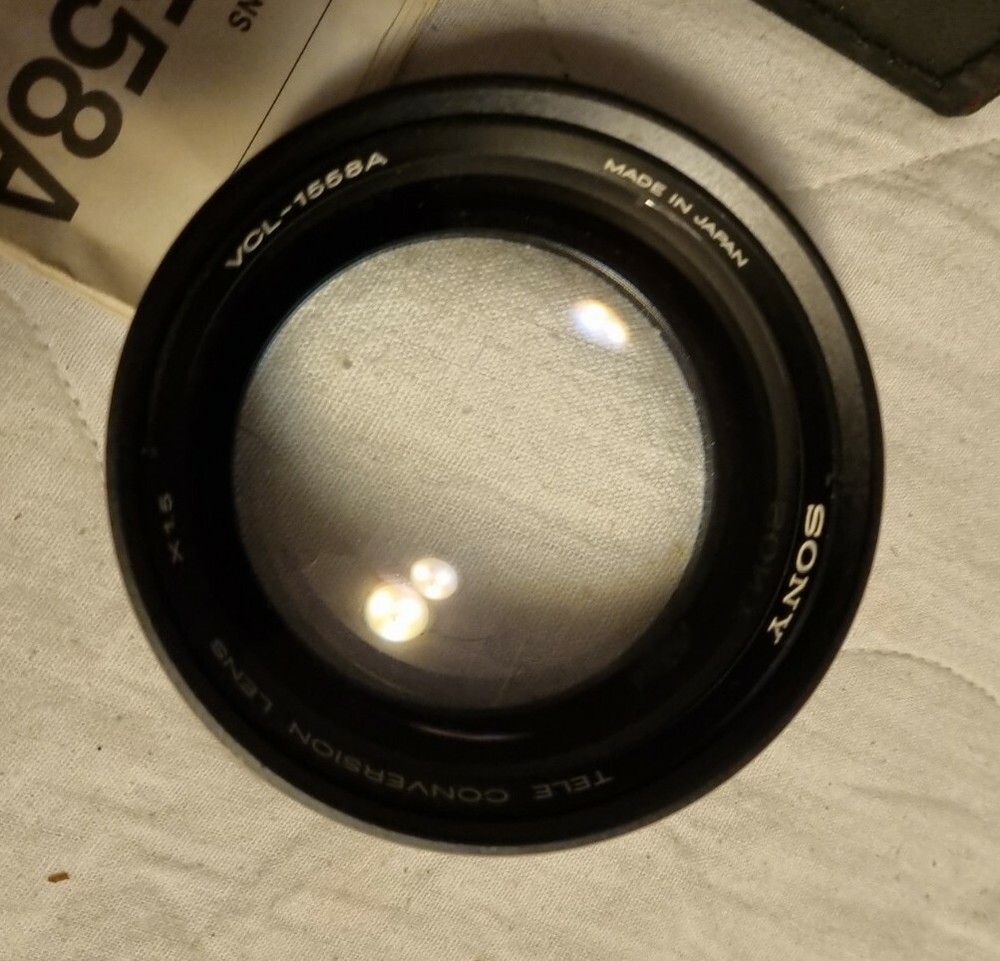 Sony Lens Vcl-1558a with reducer