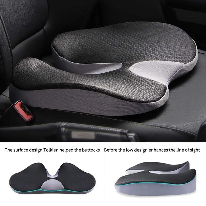 Memory Foam Prostate Cushion Tailbone Sciatica Back Pain Relief Comfy Car Seat
