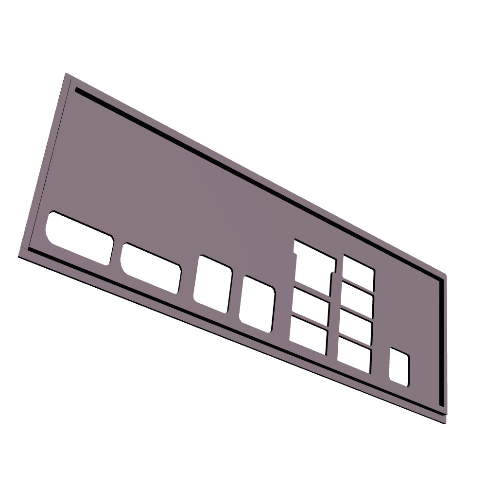 Dell 3640 Precision I/O Shield, 3D Printed, IO Backplate