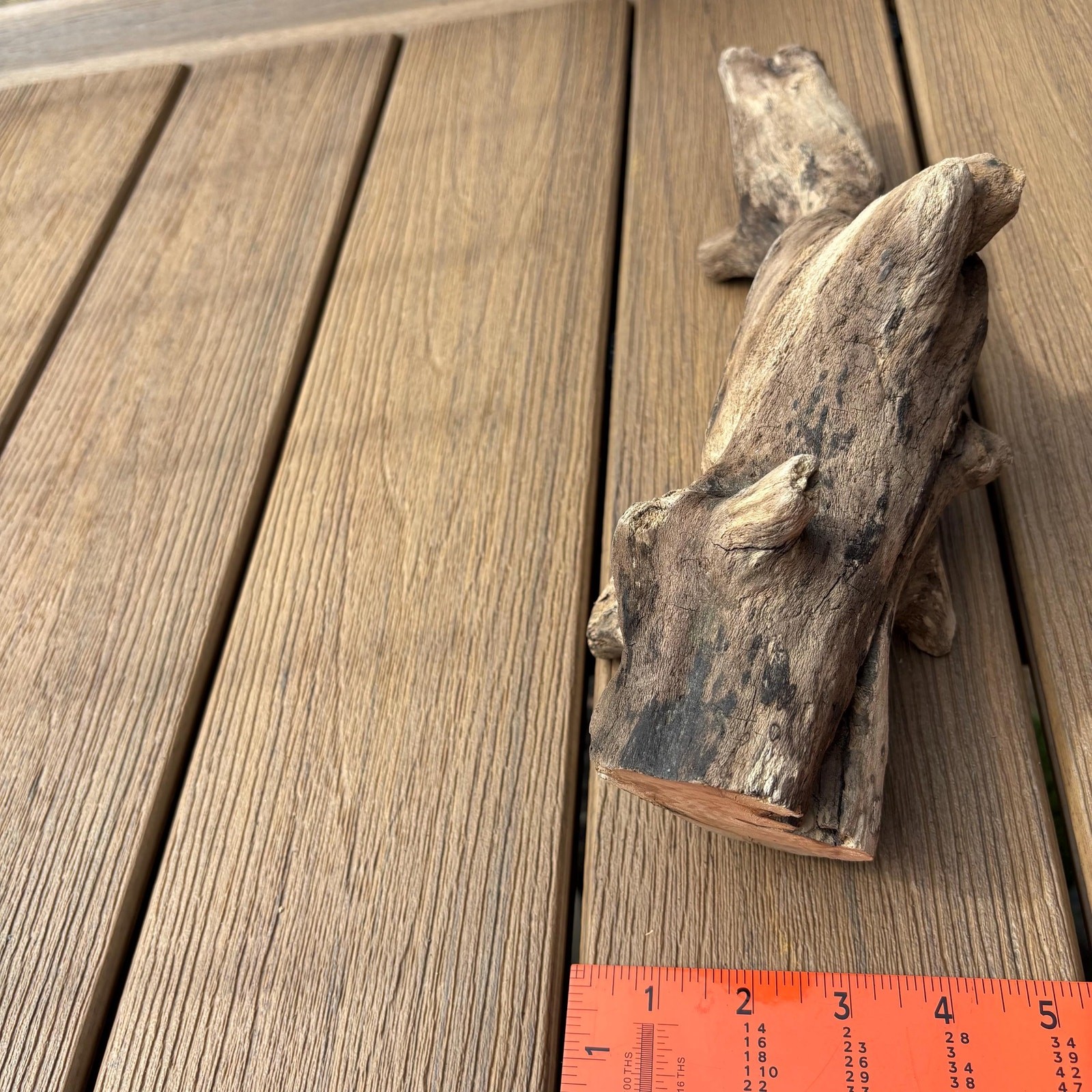 Knobby Tree Shaped Driftwood 14x5x5 – Sculptural Natural Wood Decor