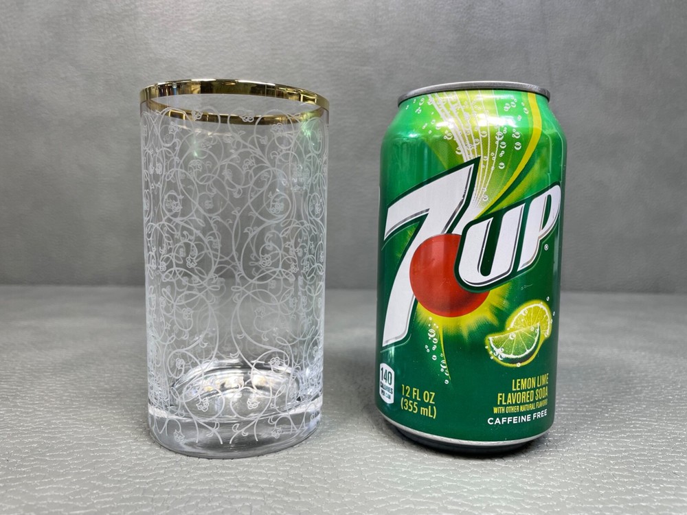 Pair of Mikimoto Etched Glasses