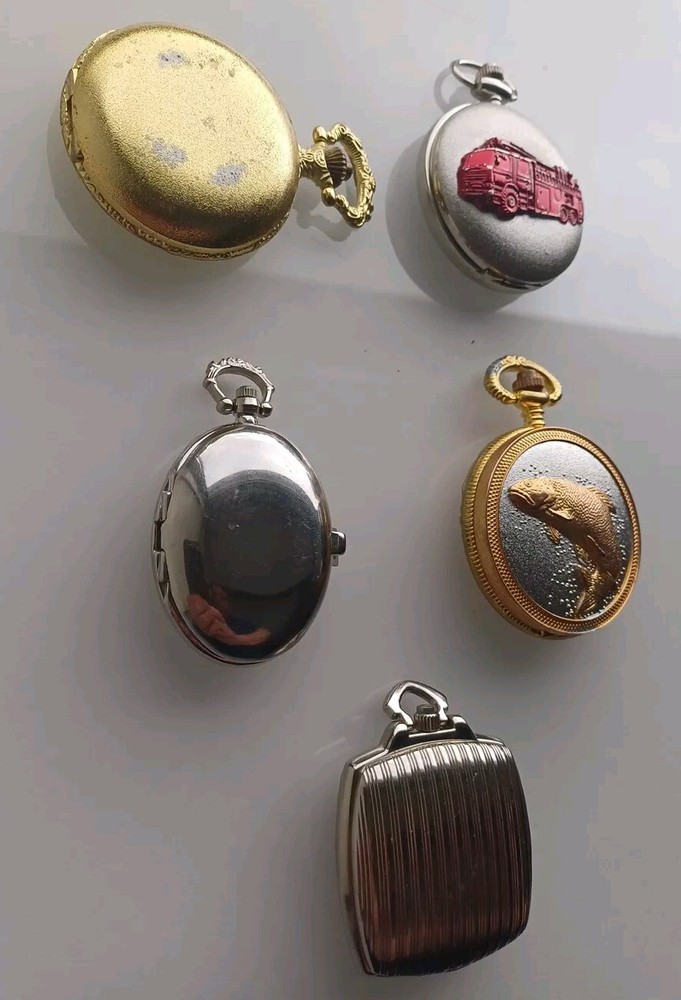 Hachette Quartz Pocket Watch x5 Bundle