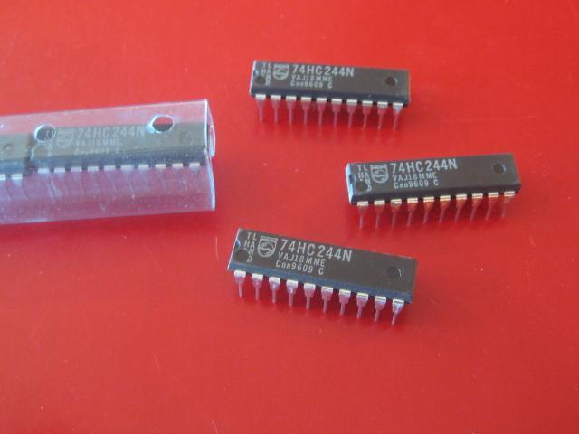 74HC244N 74HC244 OCTAL BUFFER/LINE DRIVER 3-STATE  20-PIN DIP PKG ( Qty 10 )