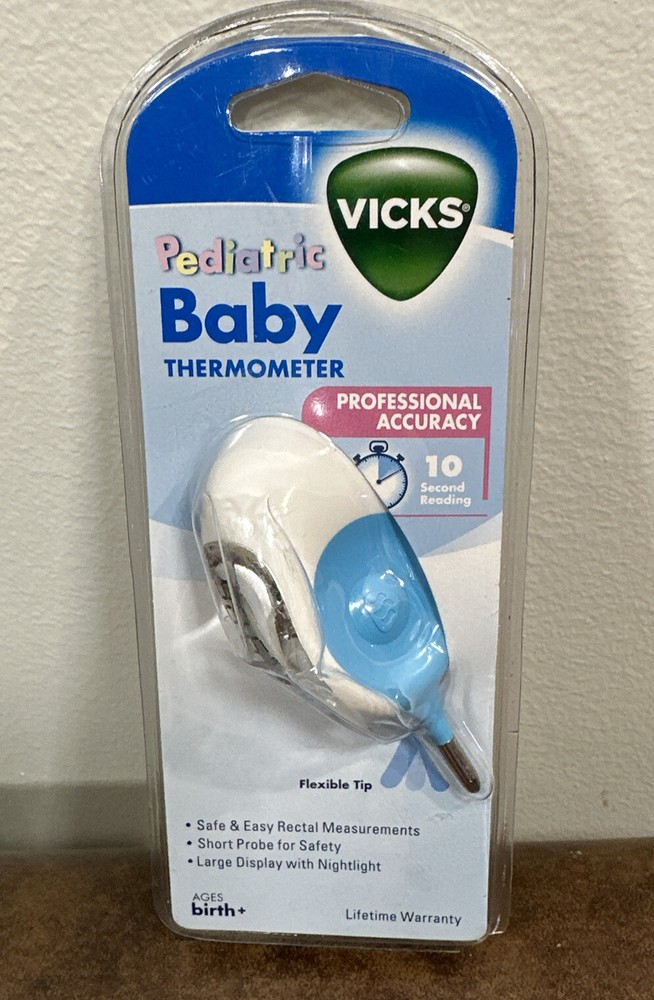 VICKS Baby Rectal Thermometer for Infants- New