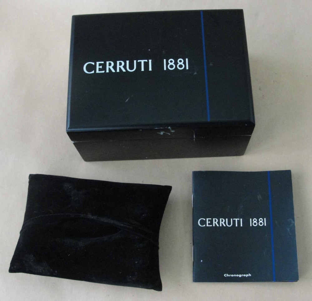 CERRUTI 1881 WATCH BOX - EMPTY - Damaged