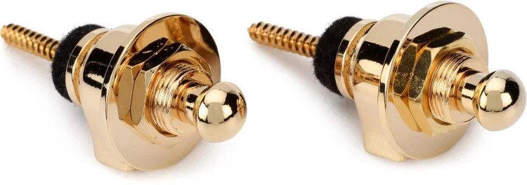 Fender Security Strap Locks and Buttons Set - Gold