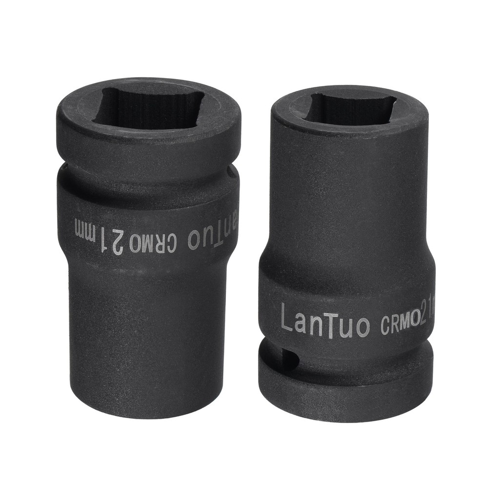 1" Drive by 21mm Square Impact Socket - CR-MO 80mm Length Standard