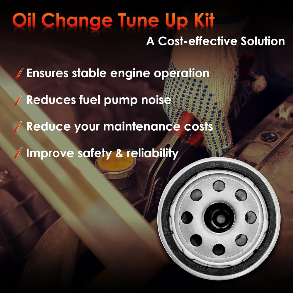 Tune Up Kit for Small Engines - Filters & Spark Plug Replacement Set