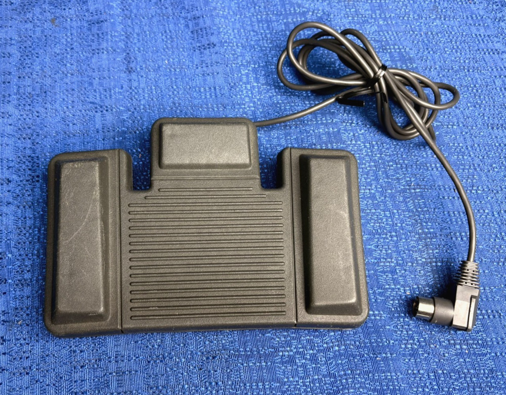 Philips Transcriber Foot Control Pedal Type LFH 0109/00 For Dictation Machines