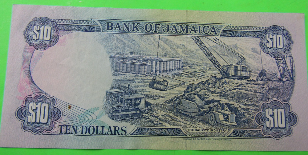 JAMAICA, 10 DOLLARS, P#71e, 1994